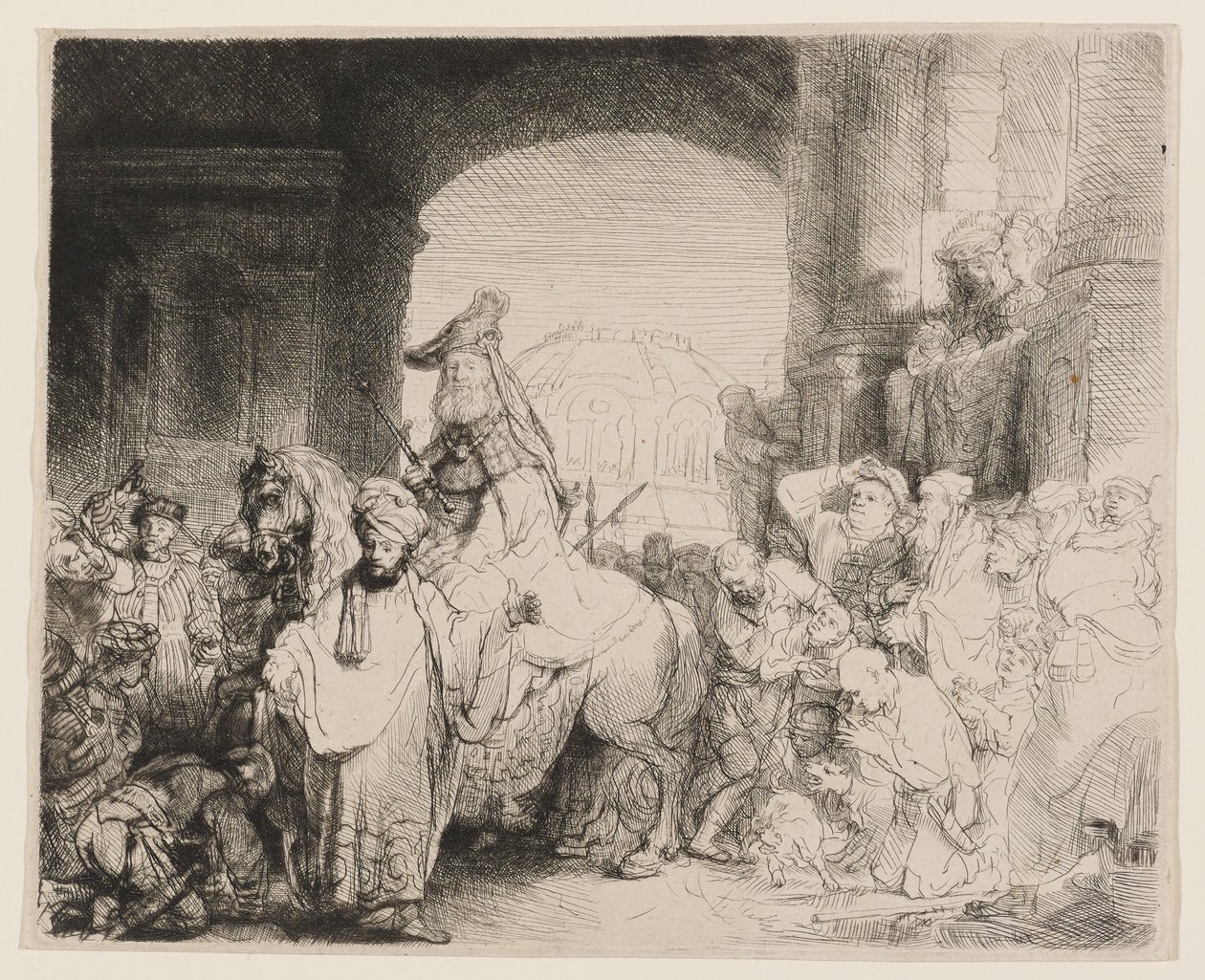 Mordekain voitto tekijältä Rembrandt van Rijn