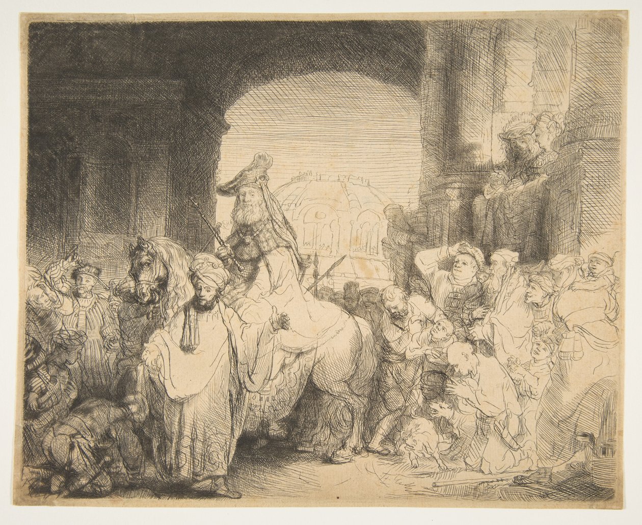 Mordokain voitto, n. 1641. tekijältä Rembrandt van Rijn