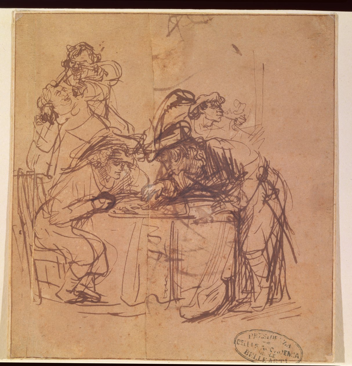 Tuhlaajapojan paheet (kynä ja muste paperille) tekijältä Rembrandt van Rijn