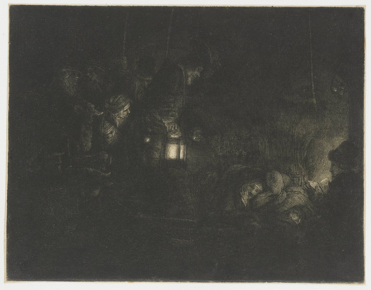 Paimenten palvonta: yöpala tekijältä Rembrandt van Rijn