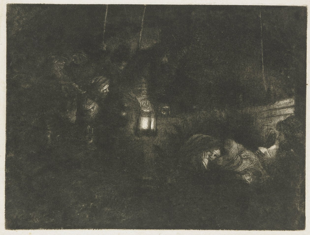 Paimenten palvonta: yöpala tekijältä Rembrandt van Rijn