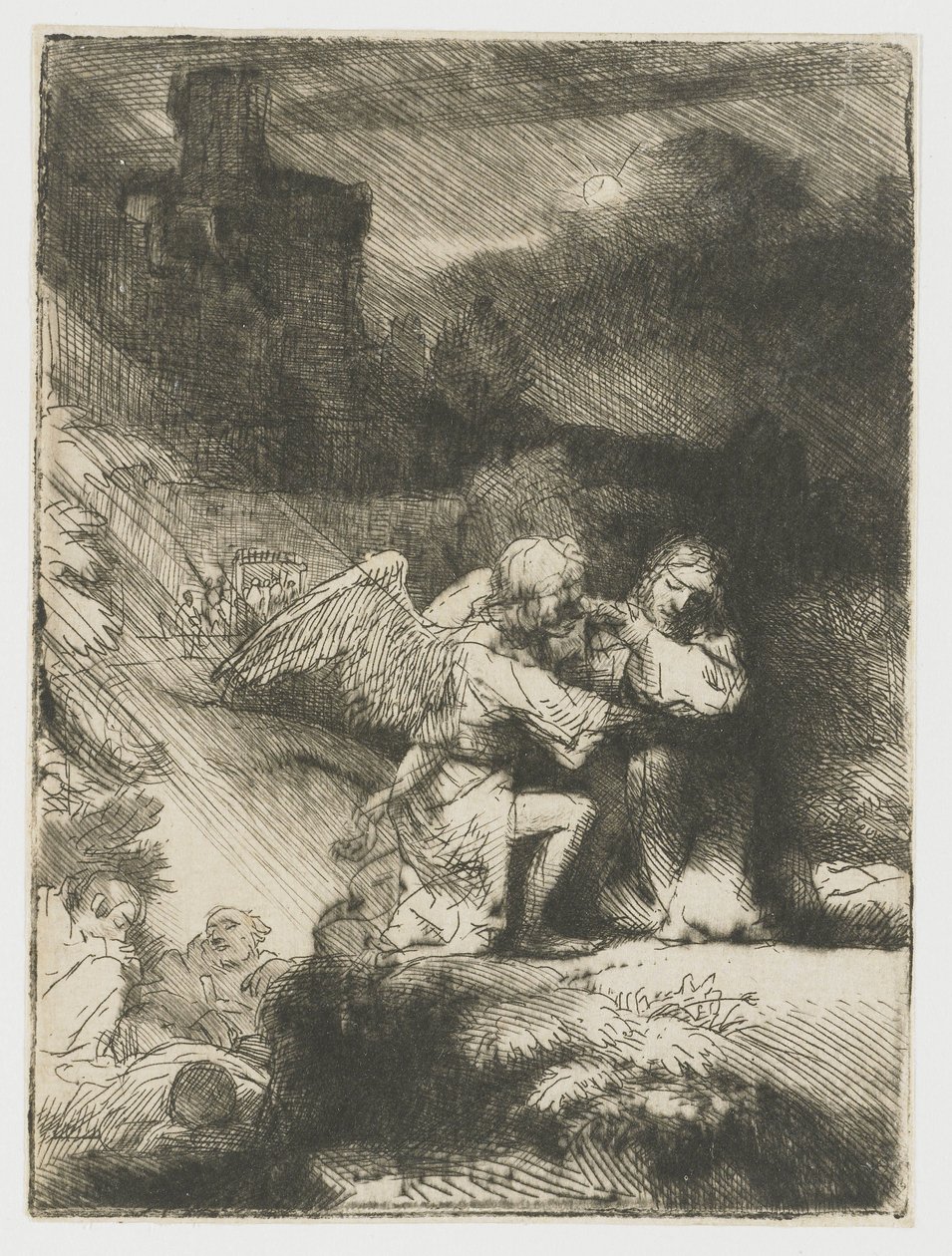 Tuska puutarhassa tekijältä Rembrandt van Rijn