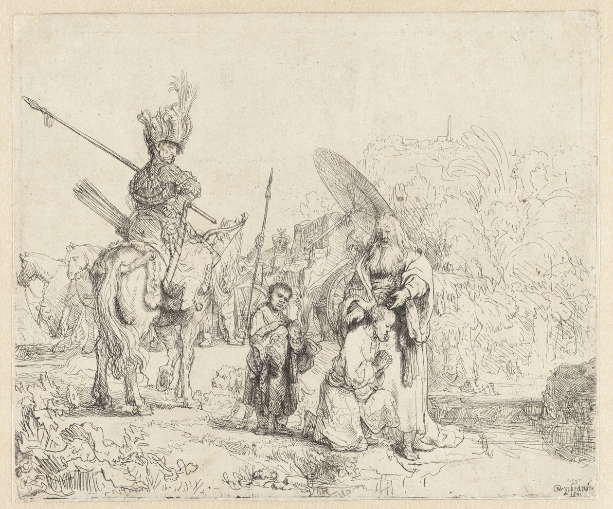 Eunukin kaste tekijältä Rembrandt van Rijn