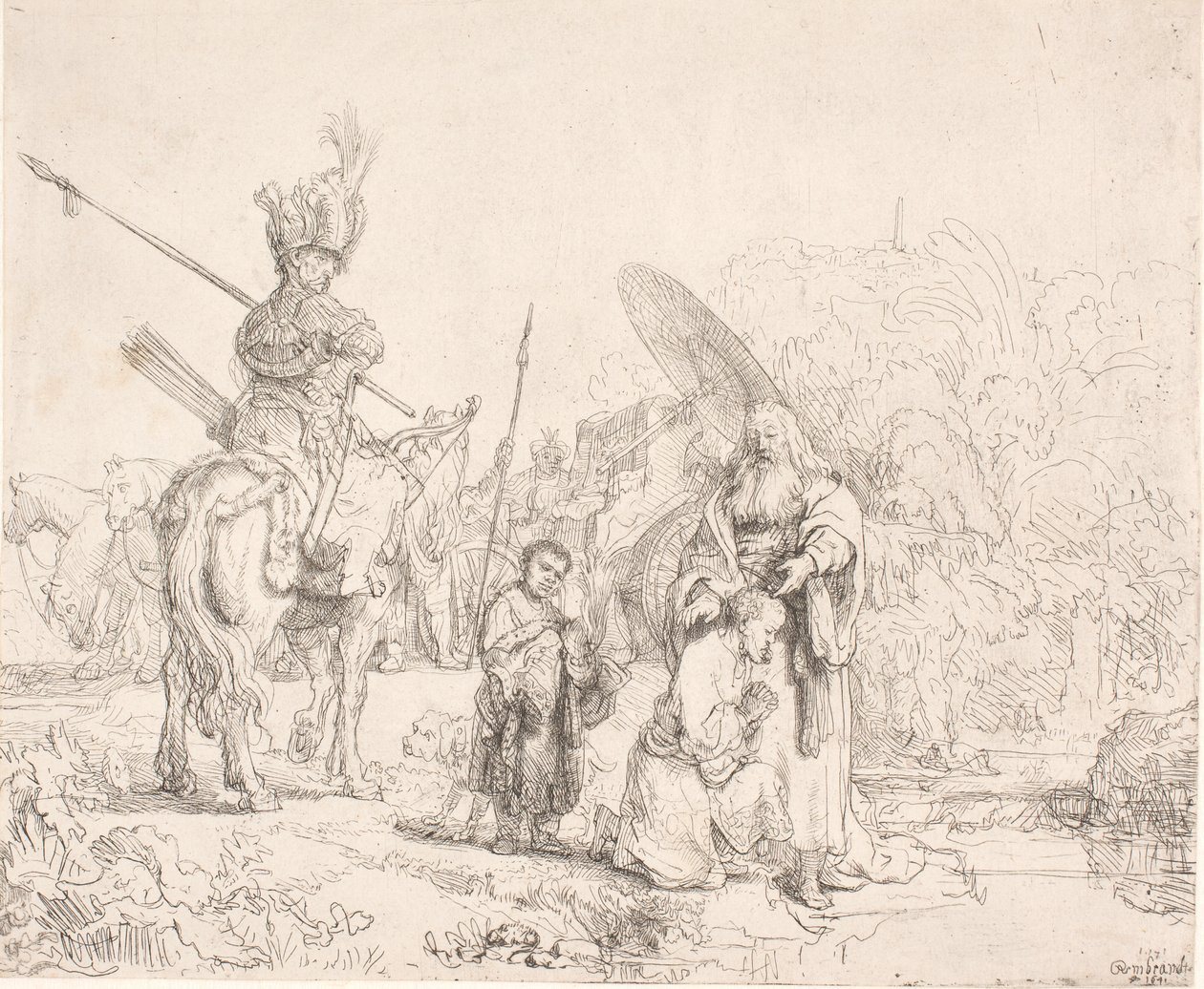 Eunukin kaste tekijältä Rembrandt van Rijn