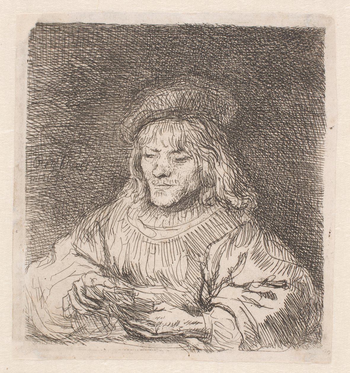 Korttipelaaja tekijältä Rembrandt van Rijn