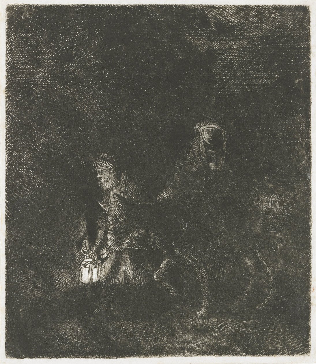 Lento Egyptiin: yökappale tekijältä Rembrandt van Rijn