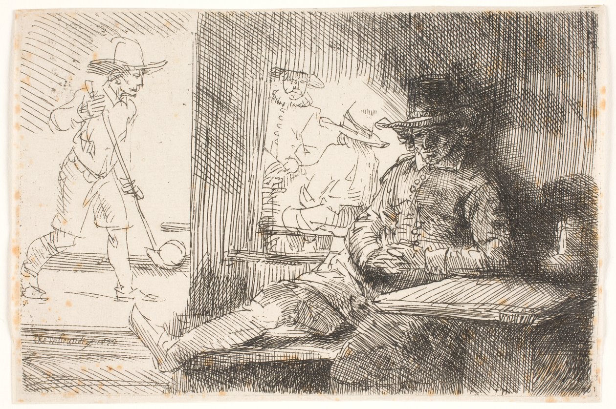 Golfpelaaja tekijältä Rembrandt van Rijn