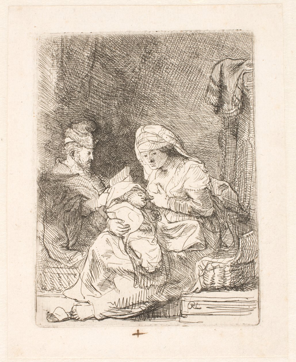 Pyhä perhe tekijältä Rembrandt van Rijn