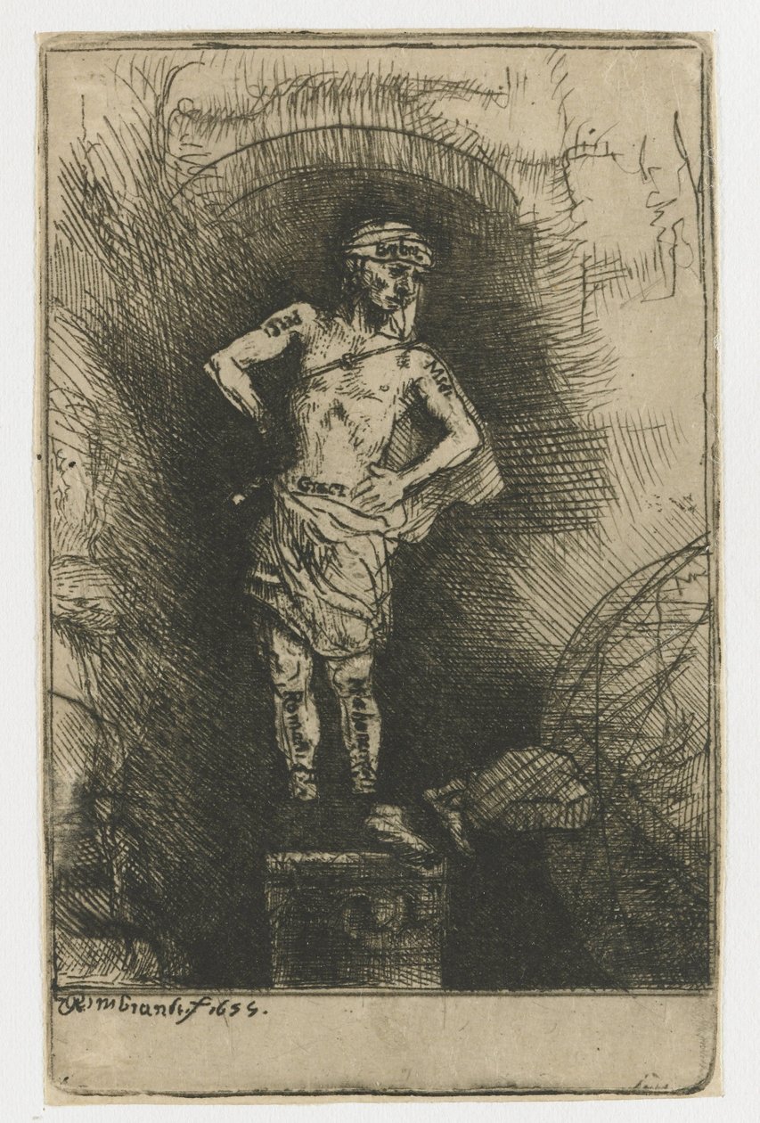 Nebukadnessarin näkemä kuva tekijältä Rembrandt van Rijn