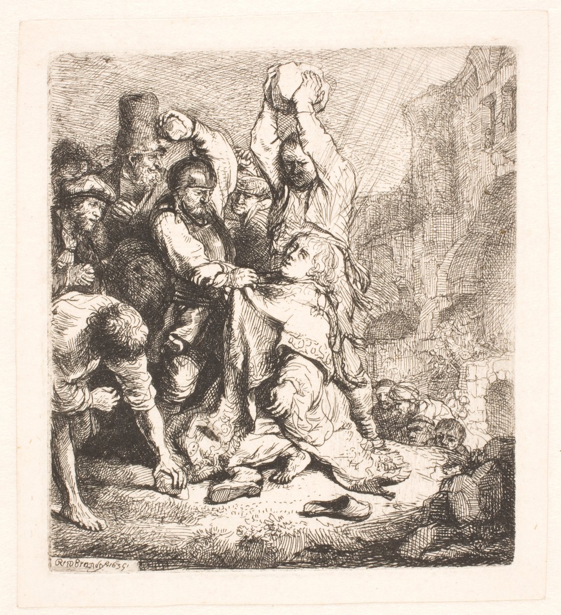 S. Stephenin kivittäminen tekijältä Rembrandt van Rijn