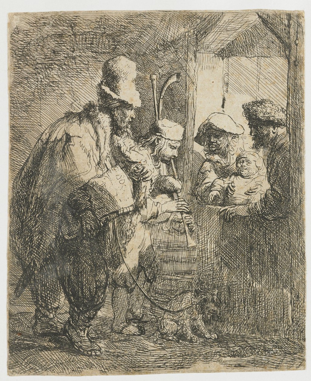 Katu-muusikot tekijältä Rembrandt van Rijn