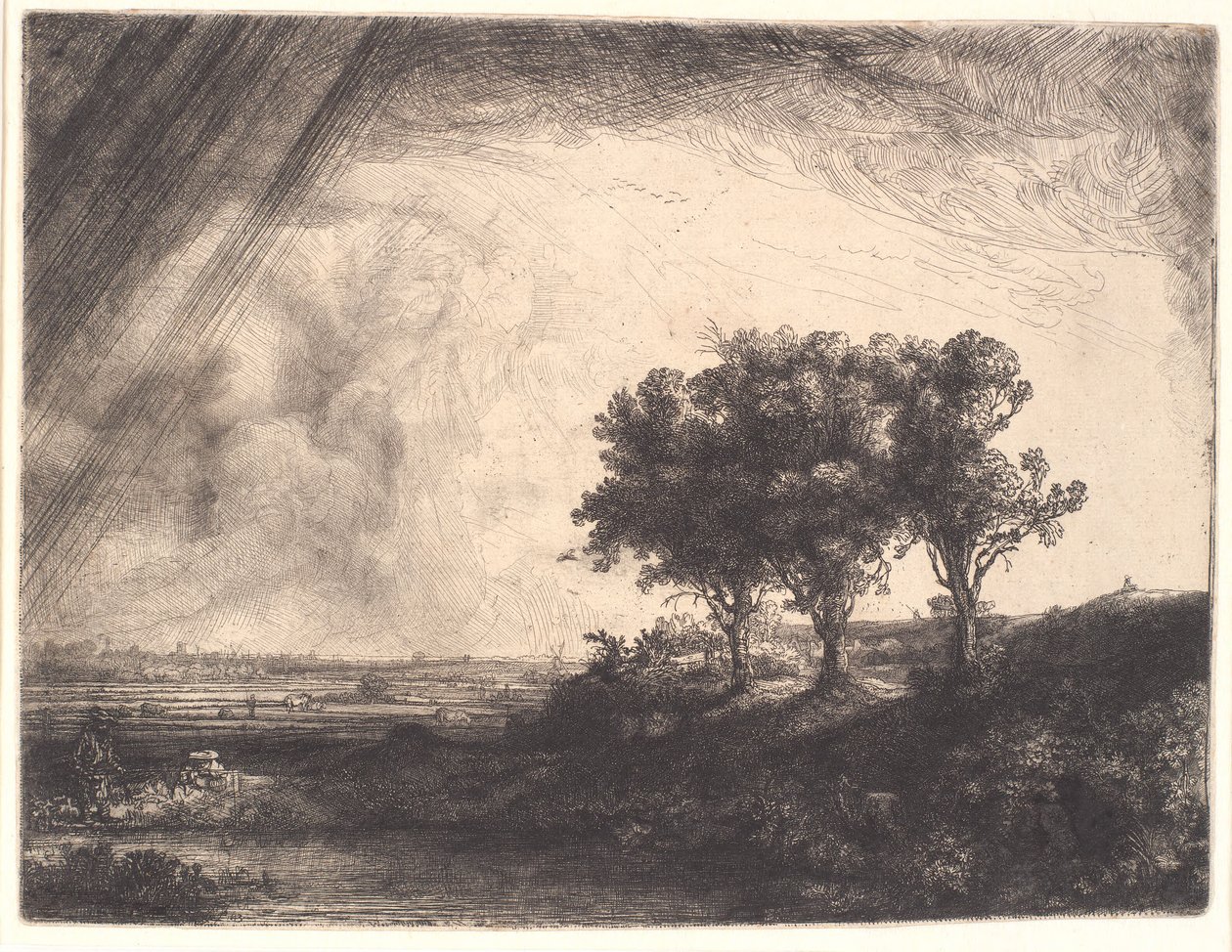 Kolme puuta tekijältä Rembrandt van Rijn