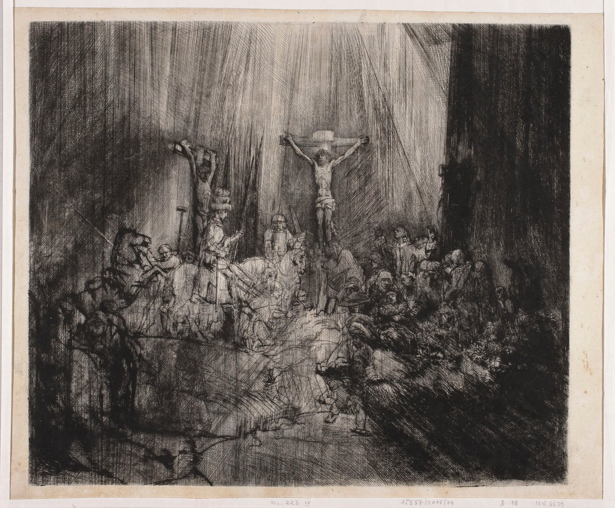 Kolme ristiä tekijältä Rembrandt van Rijn