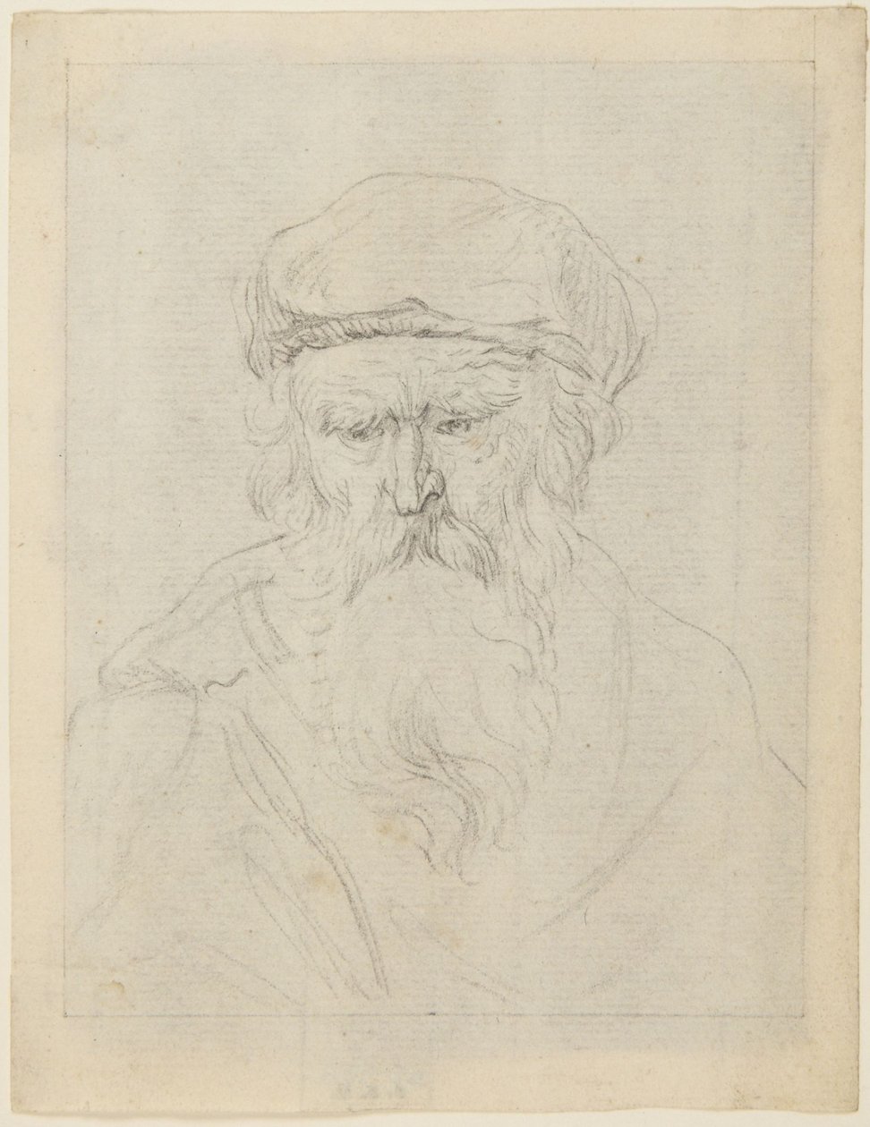 Äreä vanhus tekijältä Rembrandt van Rijn