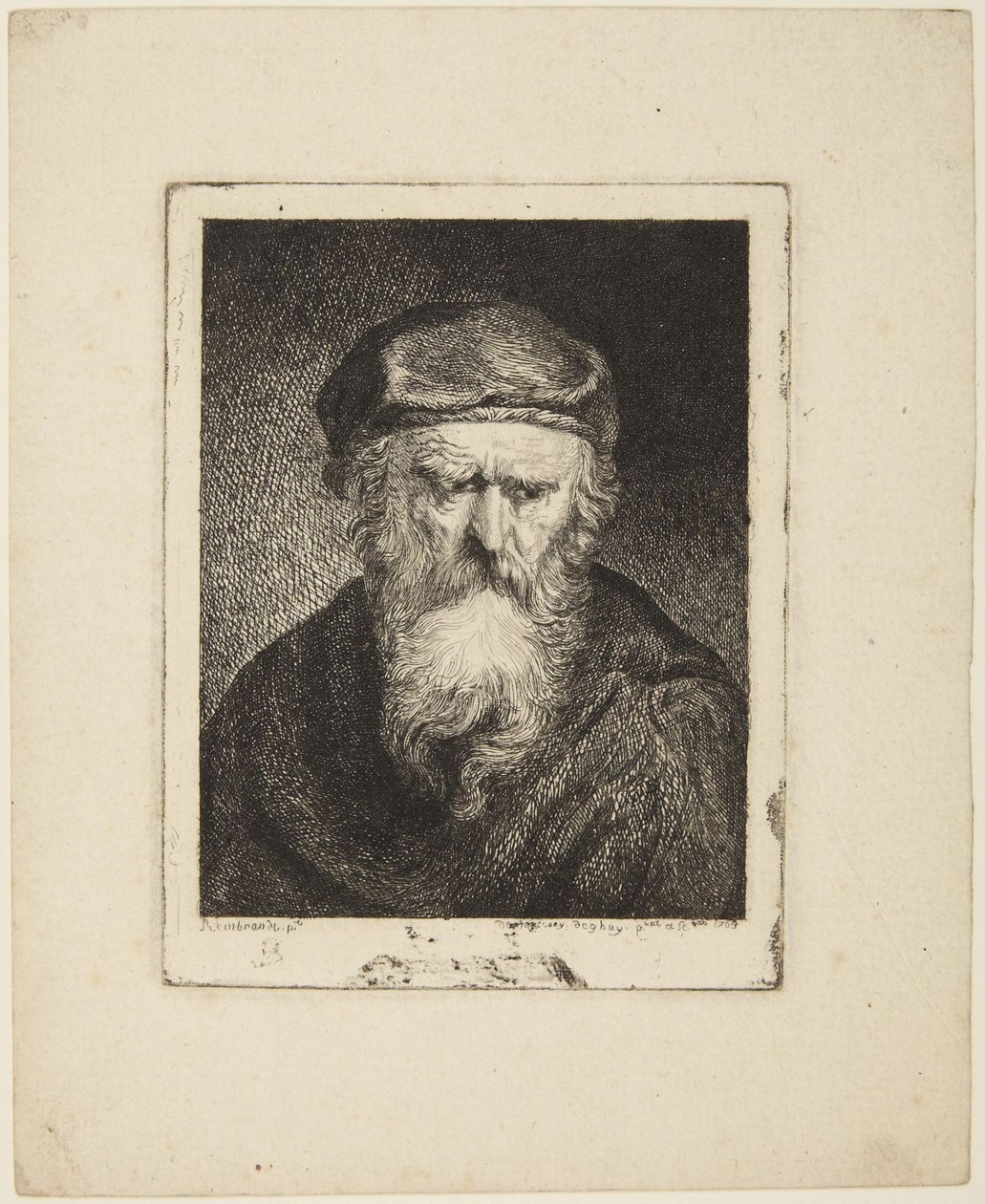 Äreä vanha mies tekijältä Rembrandt van Rijn