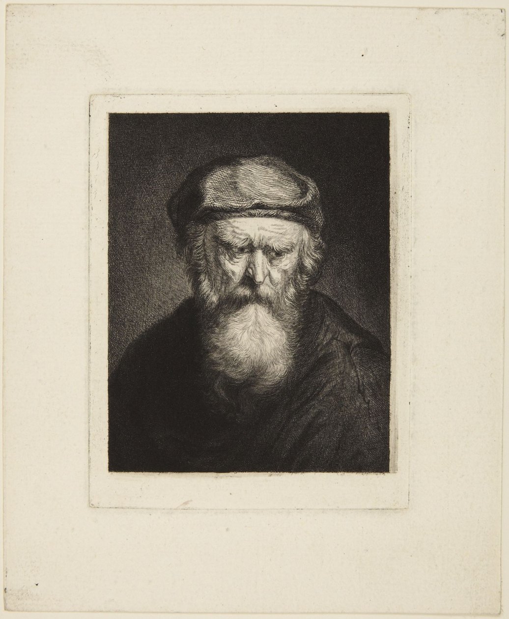 Äreä vanhus tekijältä Rembrandt van Rijn