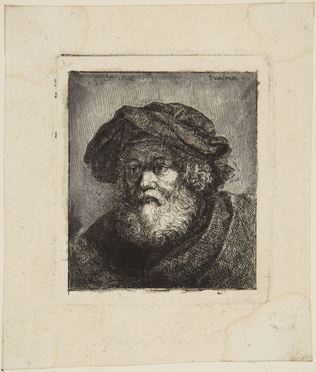 Vanha mies lakissa tekijältä Rembrandt van Rijn