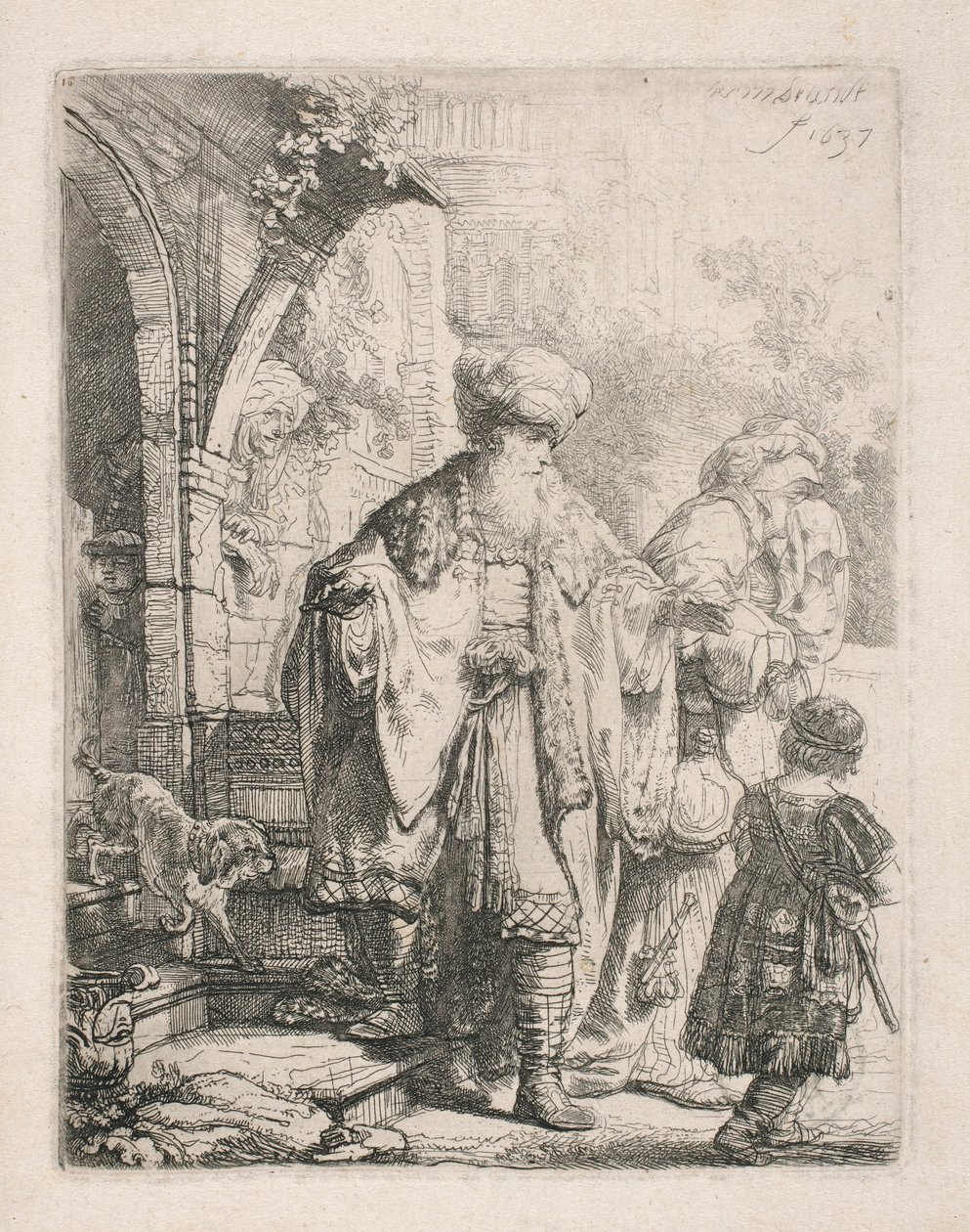 Hagarin karkotus tekijältä Rembrandt van Rijn