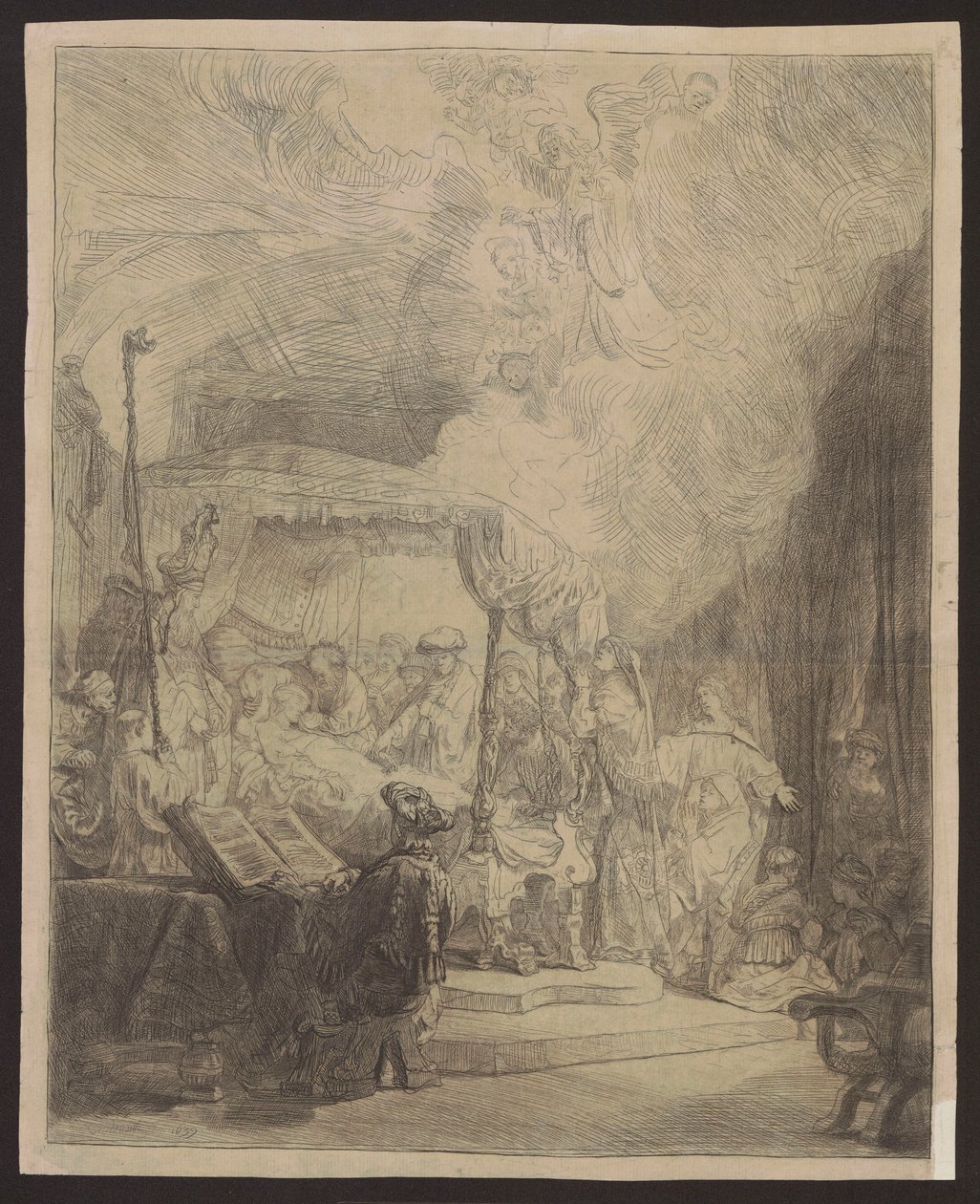Neitsyt Marian nukahtaminen tekijältä Rembrandt van Rijn