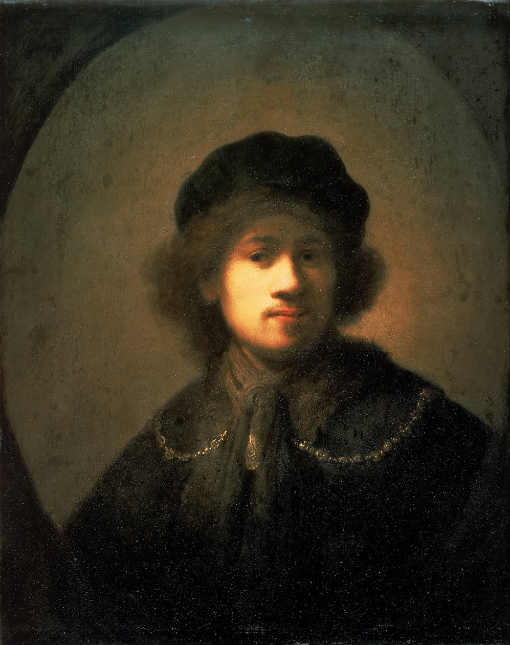 Taiteilijan muotokuva nuorena miehenä tekijältä Rembrandt van Rijn