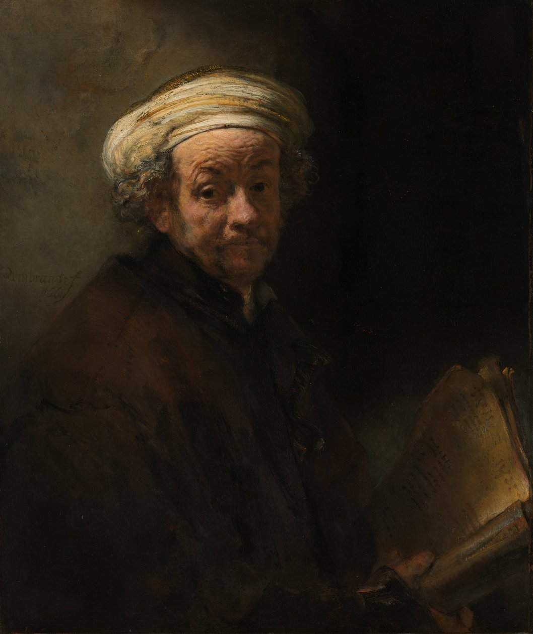Zelfportret als de apostel Paulus tekijältä Rembrandt van Rijn