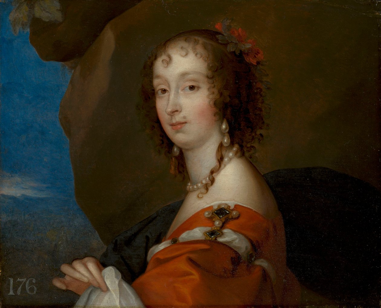 Diana Russell, Bradfordin kreivitär (1624-95) tekijältä Remigius van Leemput