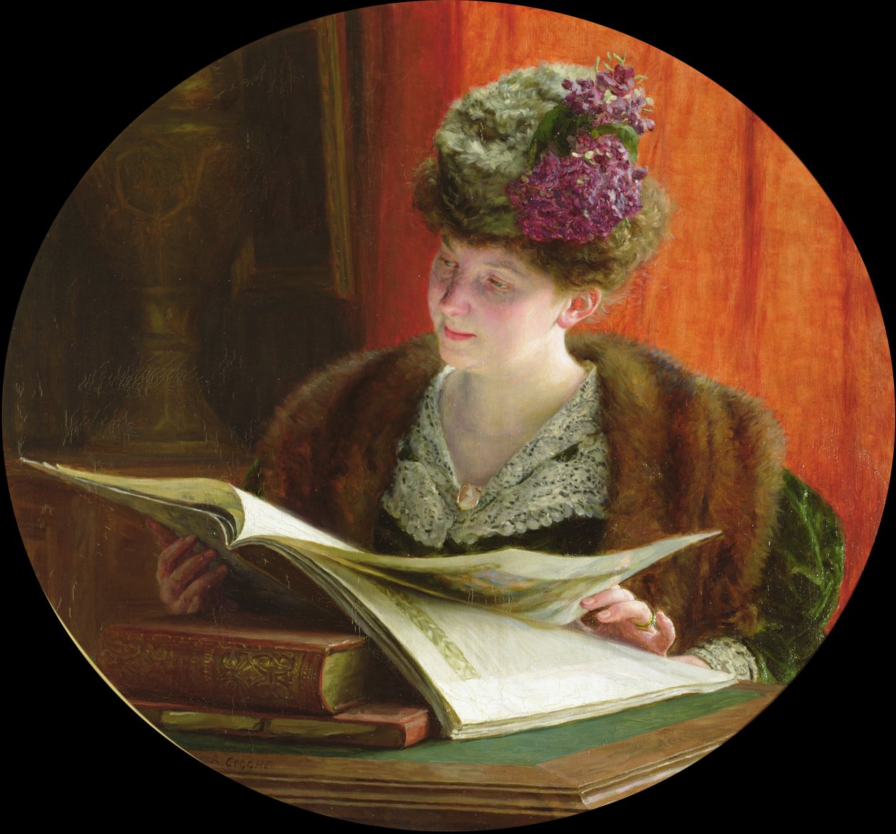 Madame Zoe Malard (s.1884) 1907 tekijältä Remy Cogghe