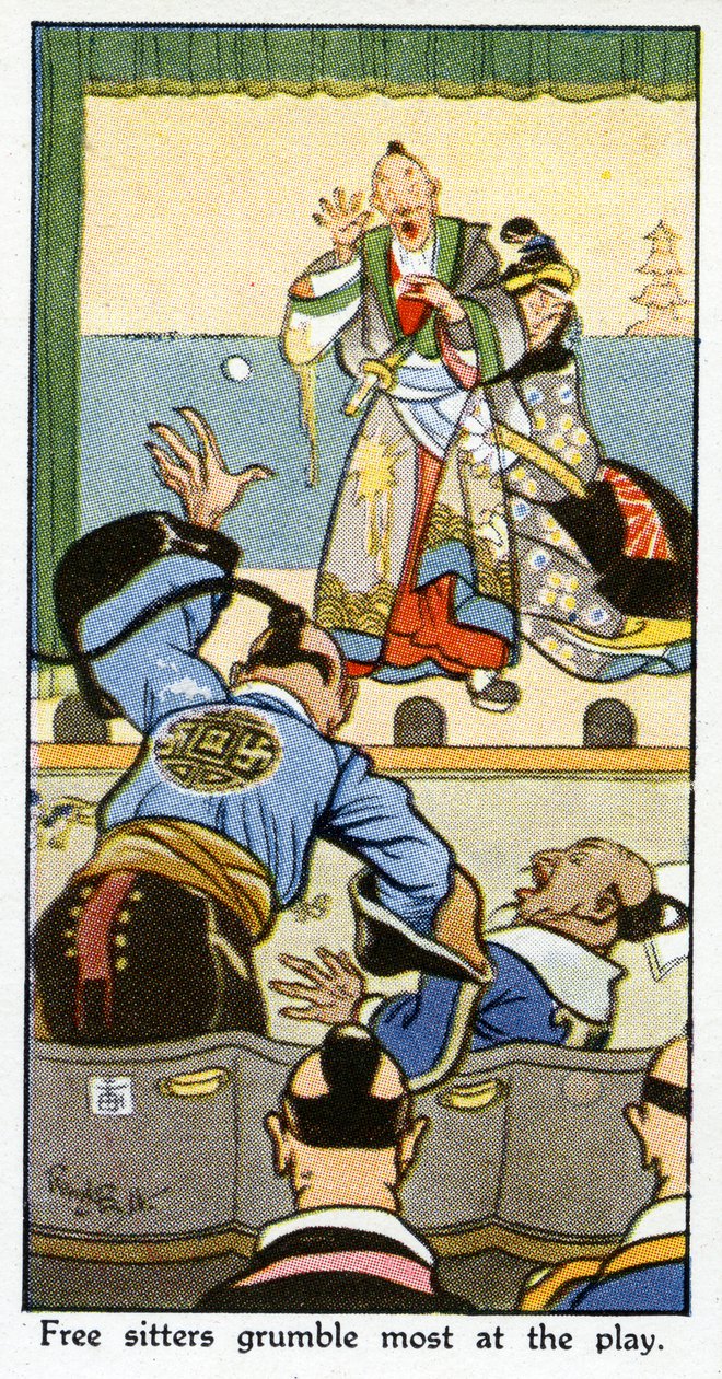 "Vapaat istujat murisevat eniten näytelmässä", 1931 (katso myös 498207) tekijältä René Bull