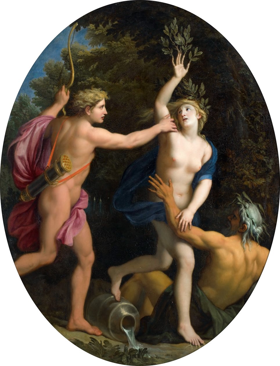 Apollo ja Daphne tekijältä René Antoine Houasse