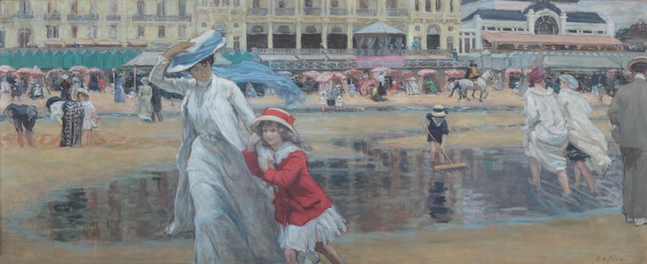 Cabourgin ranta, n. 1910. tekijältä René François Xavier Prinet