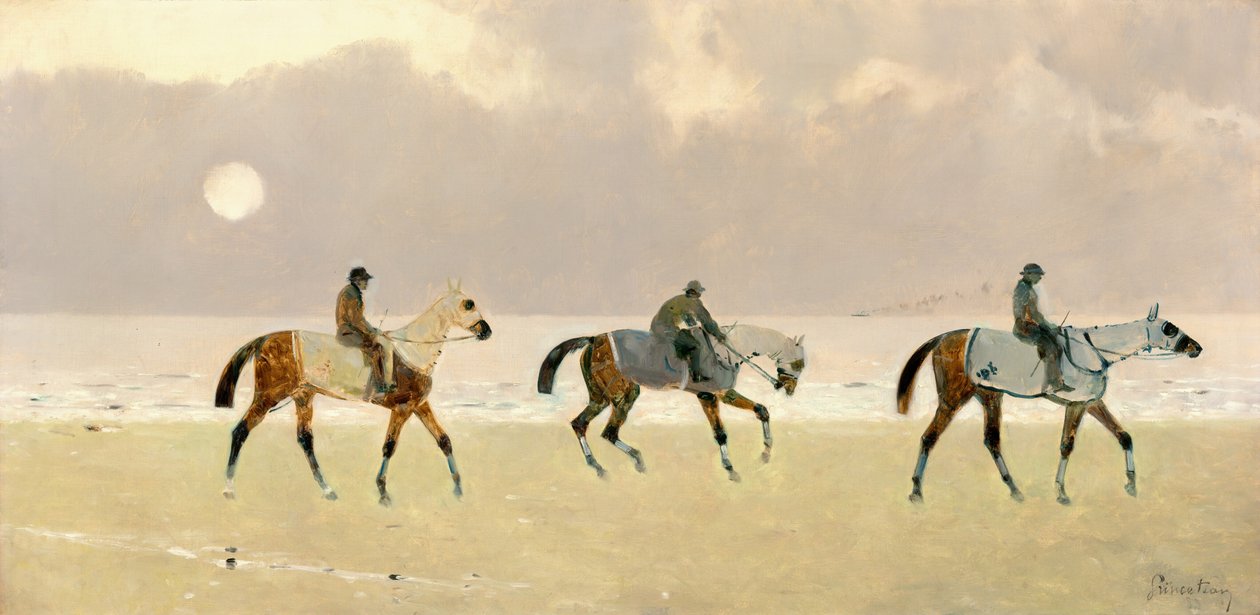 Riders on the Beach Dieppessä tekijältä René Pierre Charles Princeteau