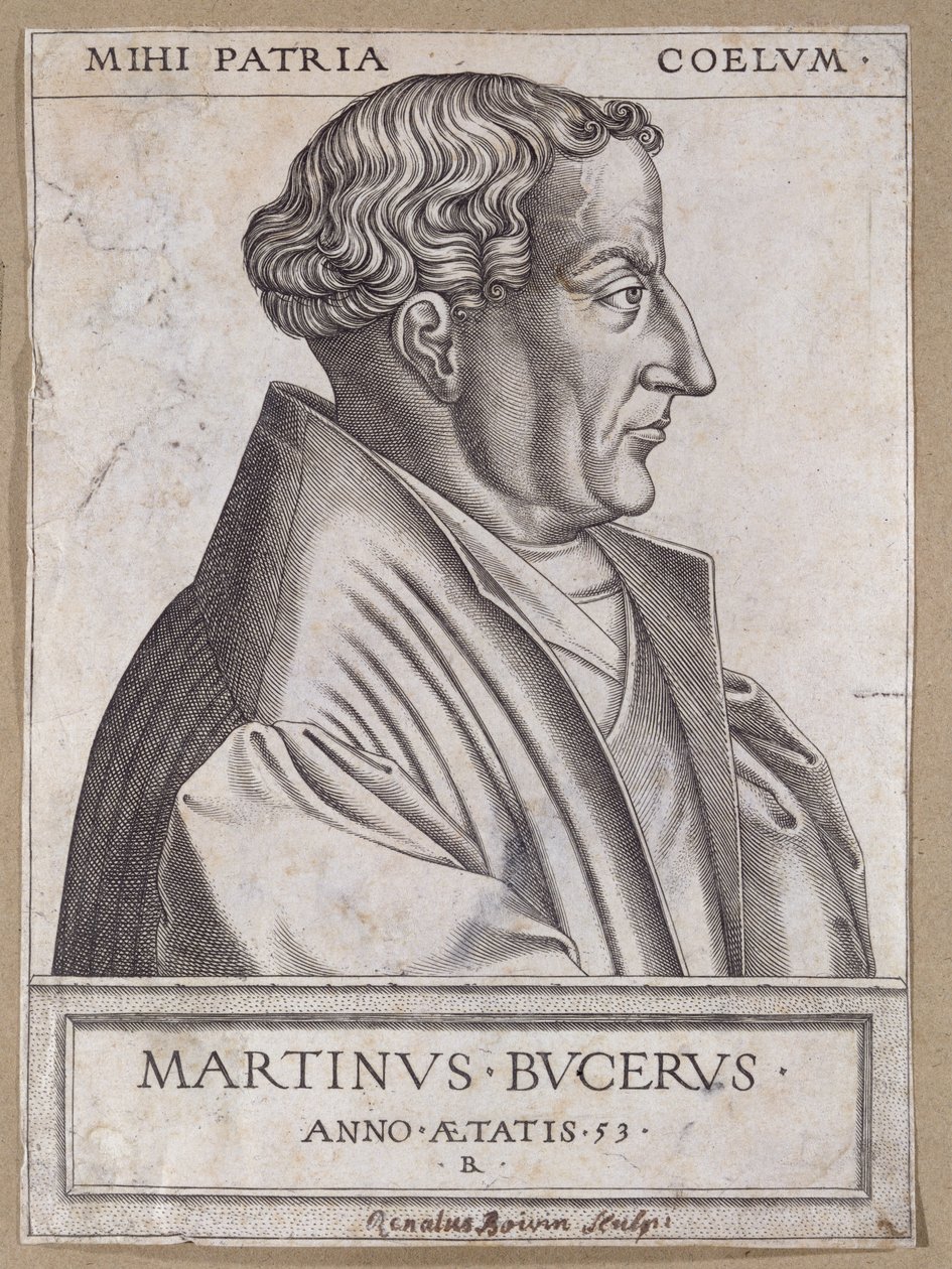Martin Bucer (1491-1551) 53-vuotiaana tekijältä Rene Boyvin