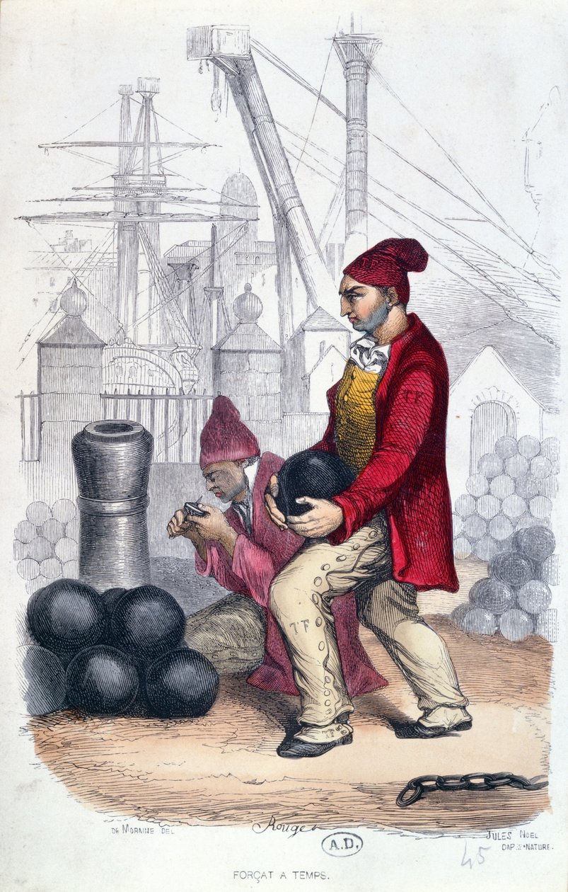 Tuomittu, n. 1840 tekijältä Rene Demoraine