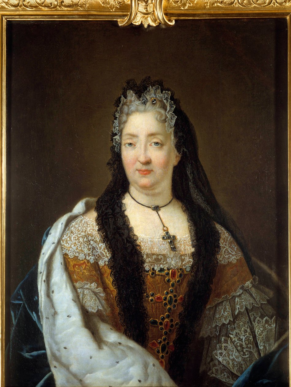 Muotokuva Anne Marie de La Tremoillesta, Ursinien prinsessasta (1642-1722) Rene Antoine Houassen (1645-1710) maalaus tekijältä René Antoine Houasse