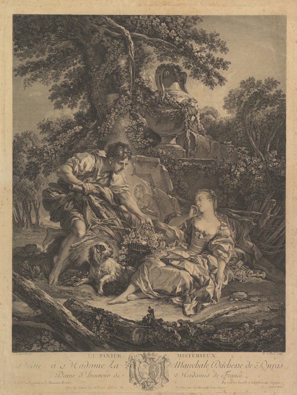 Le Panier Misterieux Salaperäinen kori, 1700-luku. tekijältä Rene Gaillard