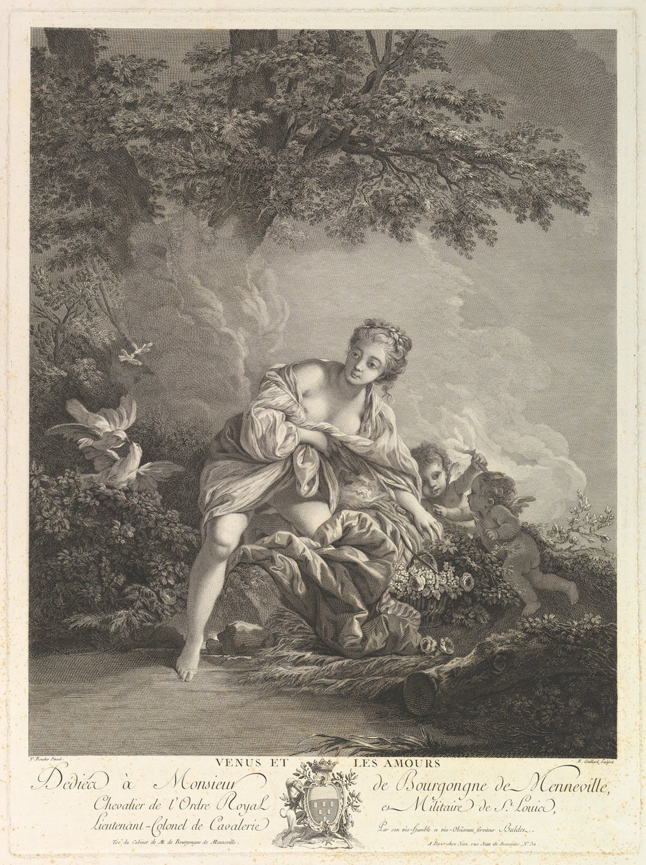 Venus ja rakkaudet Venus ja rakkaudet, 1700-luku. tekijältä Rene Gaillard