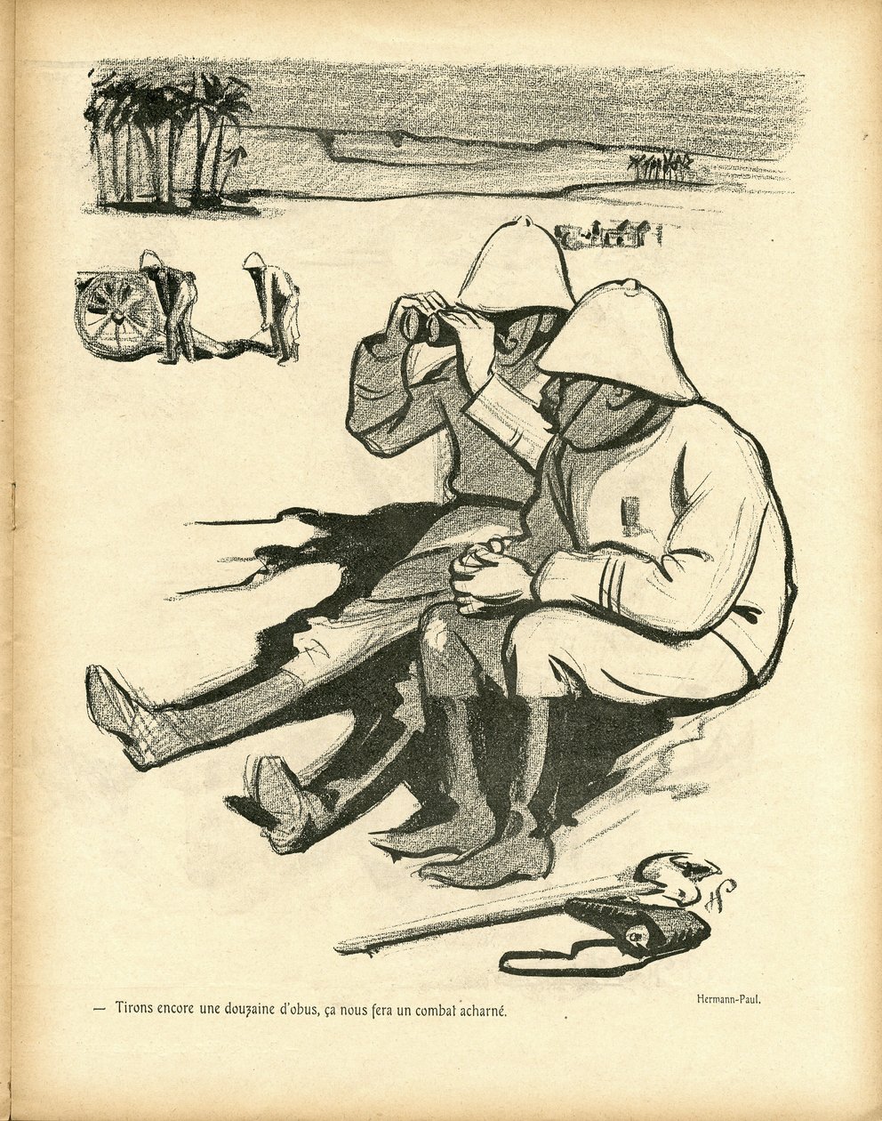 Kuva Hermann-Paulista (1864-1940) Le Canard Sauvagessa tekijältä Rene George Hermann Paul