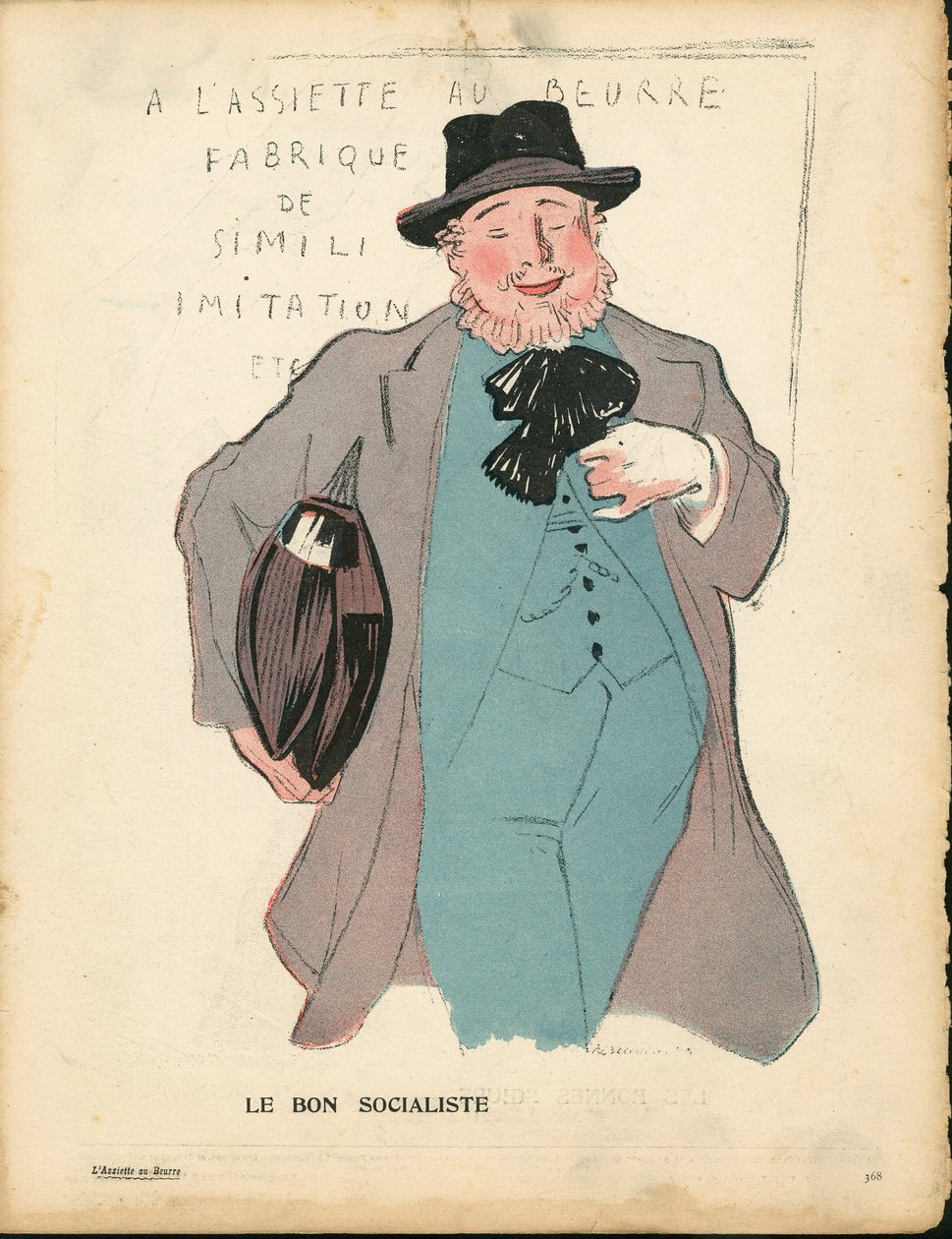 The Butter Plate, numero 231, Satiirinen väreissä tekijältä Rene George Hermann Paul