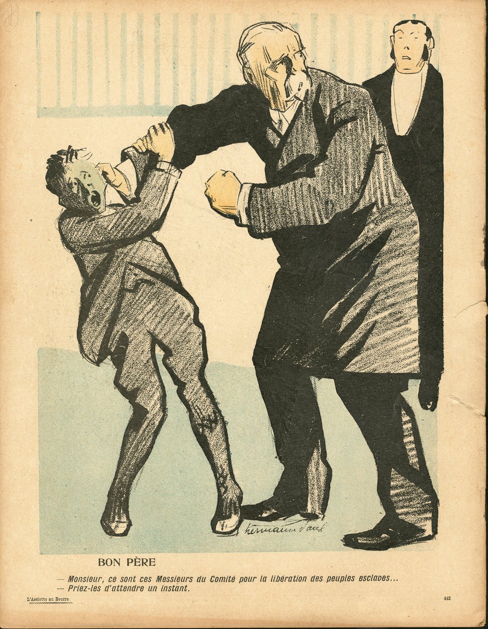 The Butter Plate, numero 236, Satiirinen väreissä tekijältä Rene George Hermann Paul