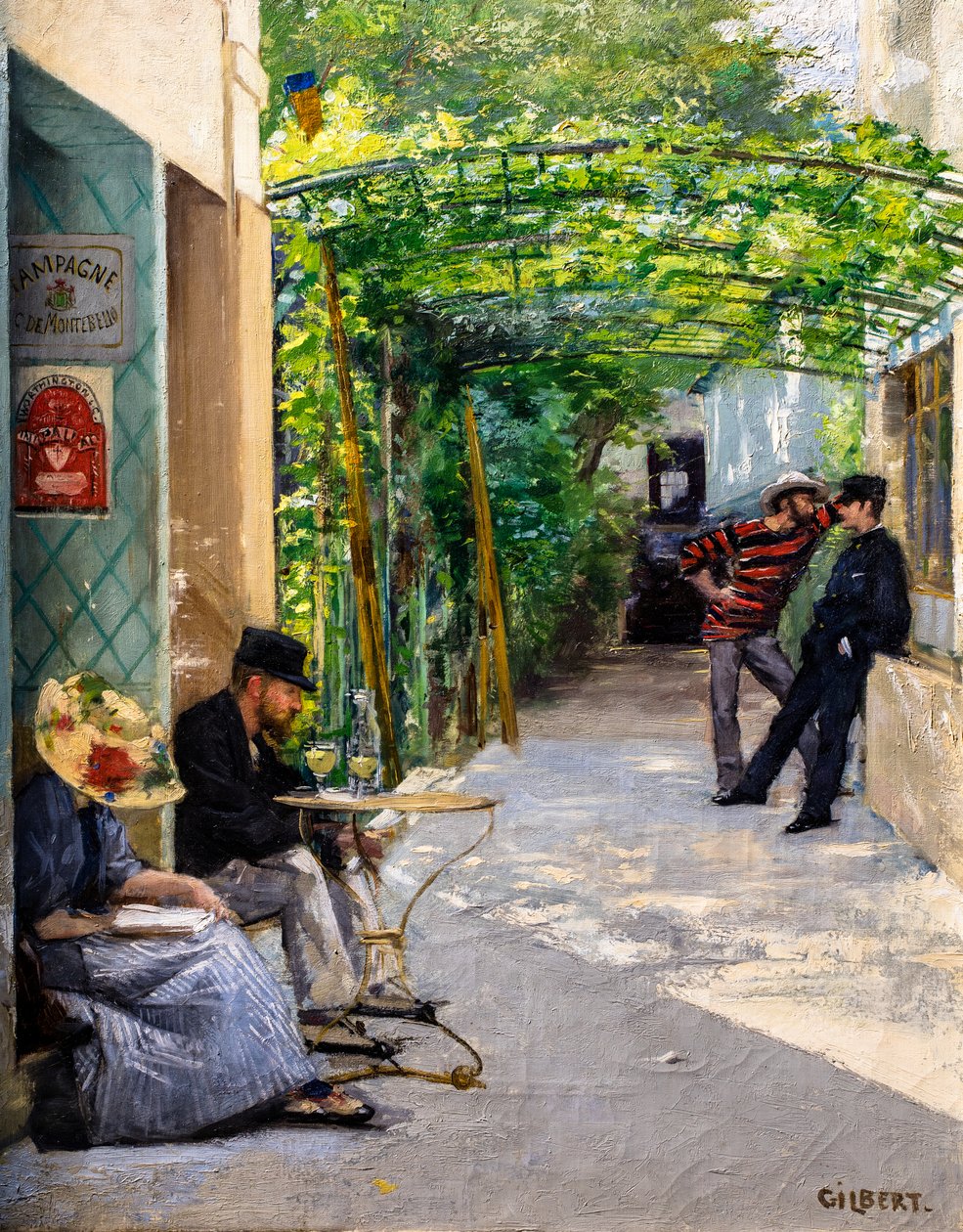 Hotelli-ravintola Fournaise tekijältä Rene Joseph Gilbert