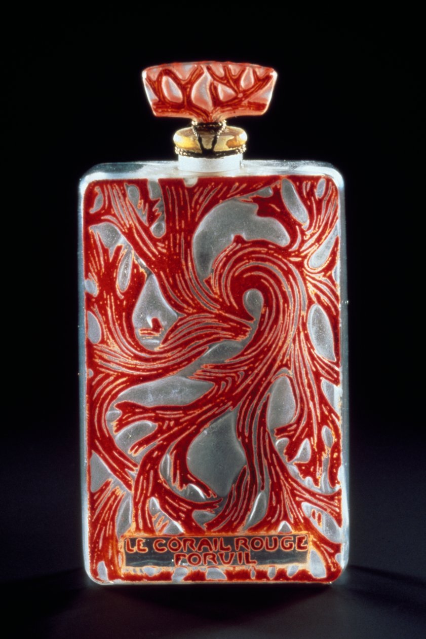 Lasihiutale Forvilin Red Coral (Le Corail Rouge) hajuveteen tekijältä Rene Jules Lalique