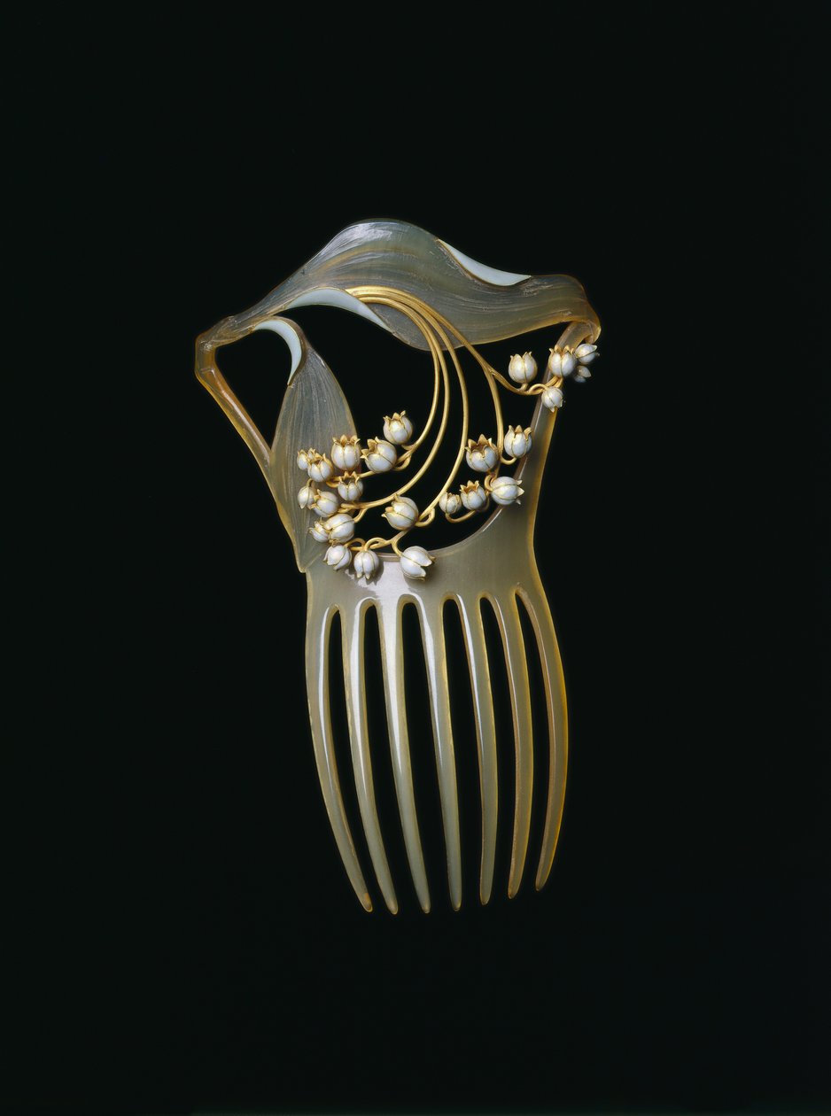 Hiuskoriste, n. 1900 tekijältä Rene Jules Lalique