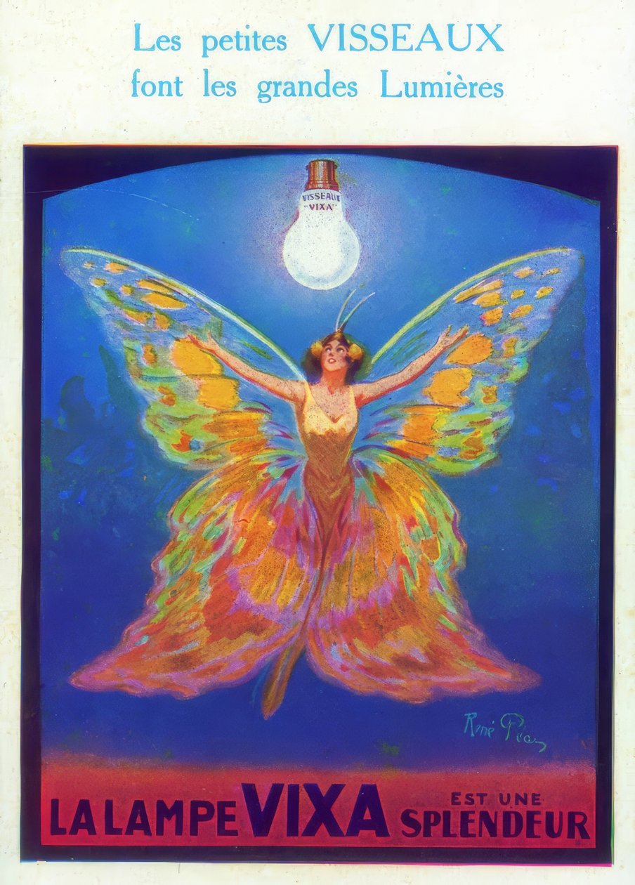 Visseaux-lamput tekijältä Rene Pean