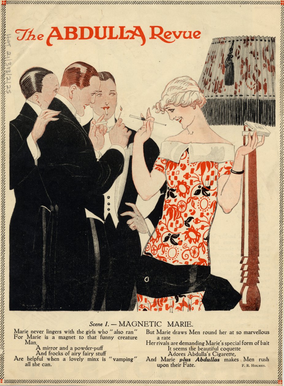 Cigarrets Abdulla, 1920 finlandès tekijältä Rene Vincent