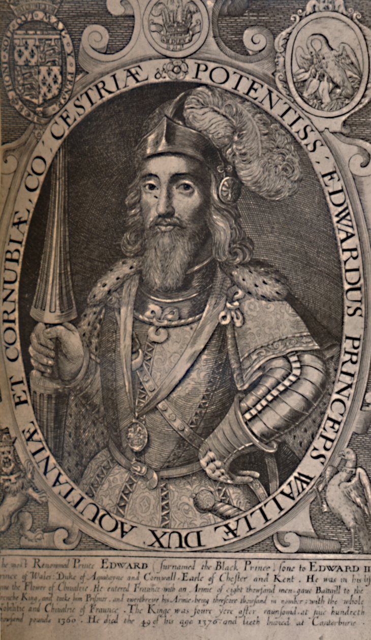 Edward, musta prinssi, 1618 1894 tekijältä Renold Elstrack