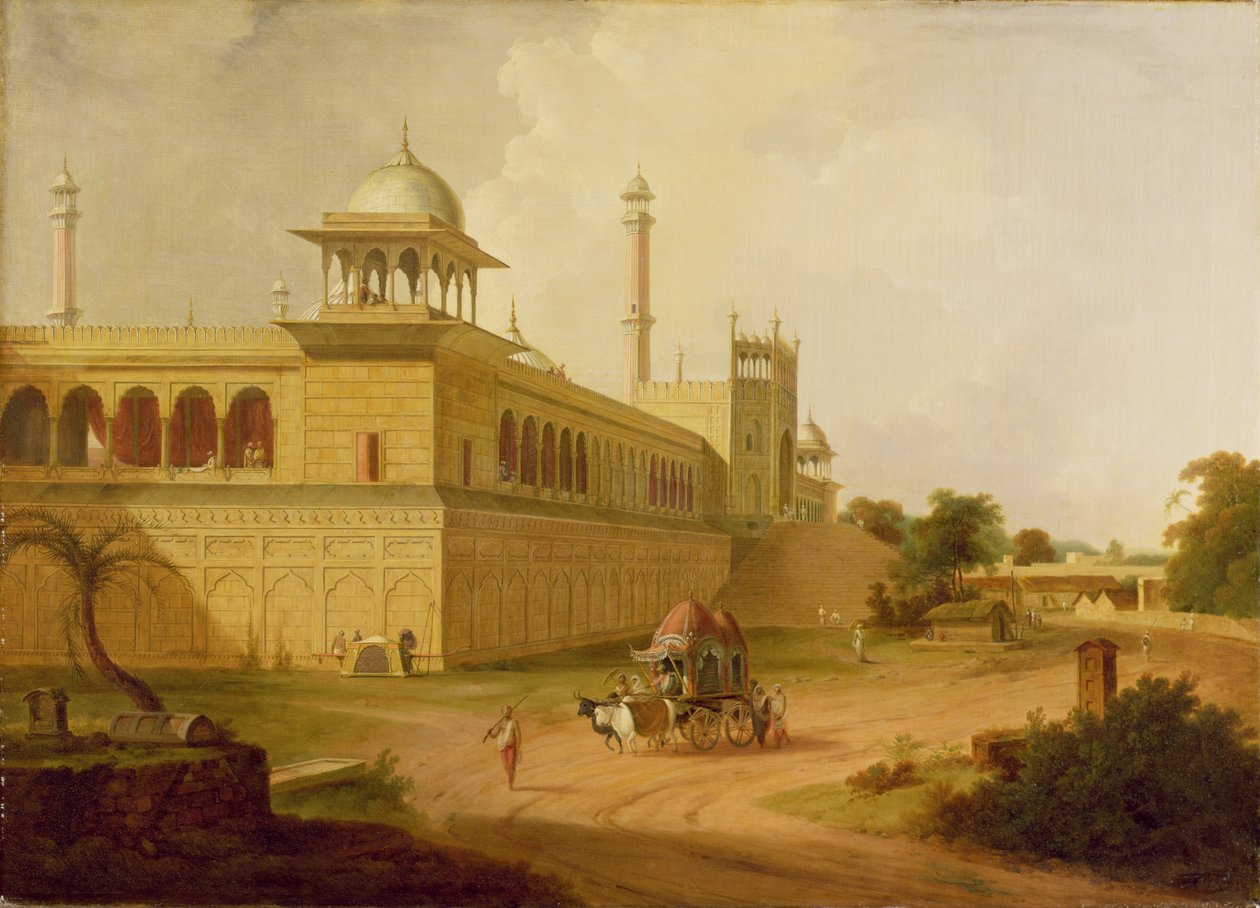 Jami Masjid, Delhi, 1811 tekijältä Rev. Edward Thomas Daniell