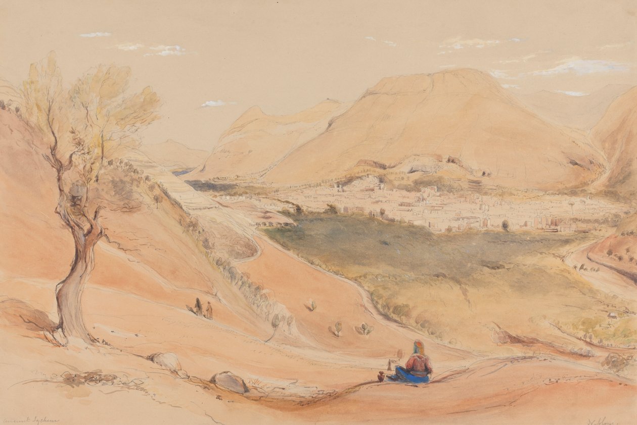 Nablous [Nablus], Jordania tekijältä Rev. Edward Thomas Daniell