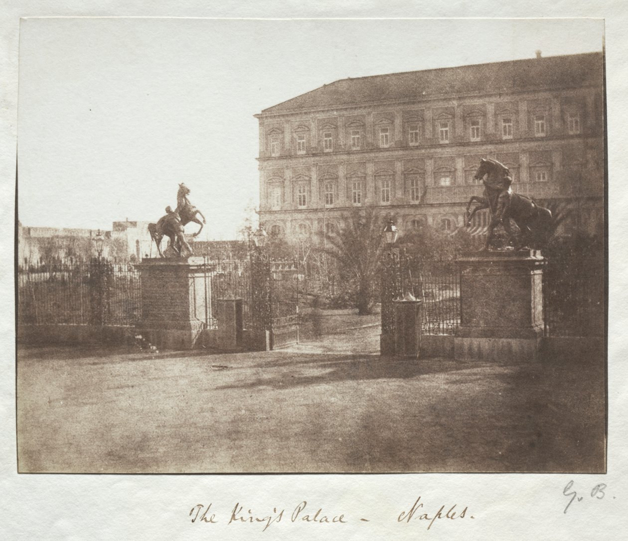Kuninkaan palatsi, Napoli tekijältä Reverend George Wilson Bridges