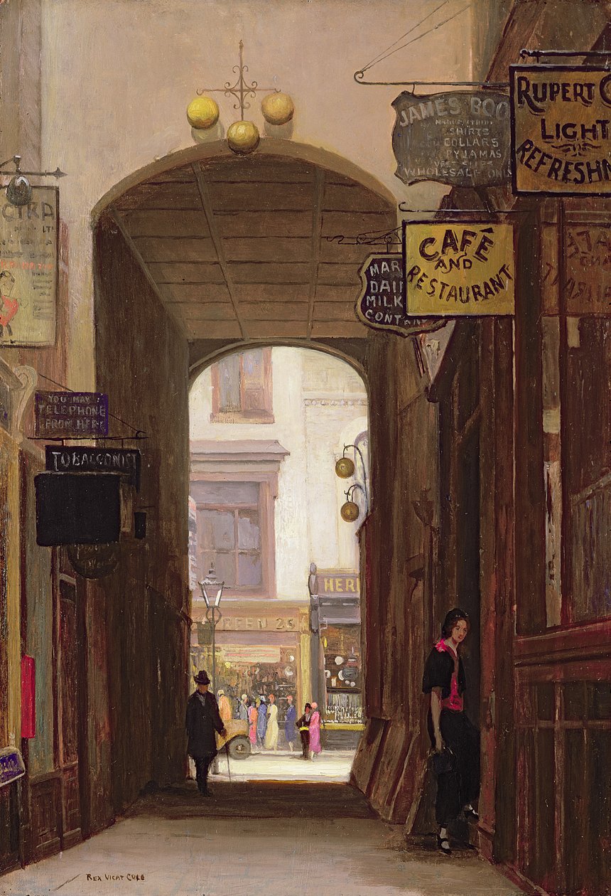 Rupert Court, Wardour Street tekijältä Rex Vicat Cole