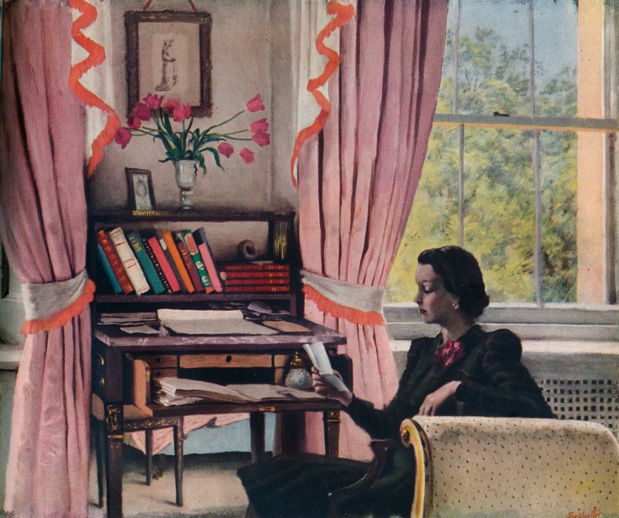 Kirje, 1900-luku tekijältä Rex Whistler